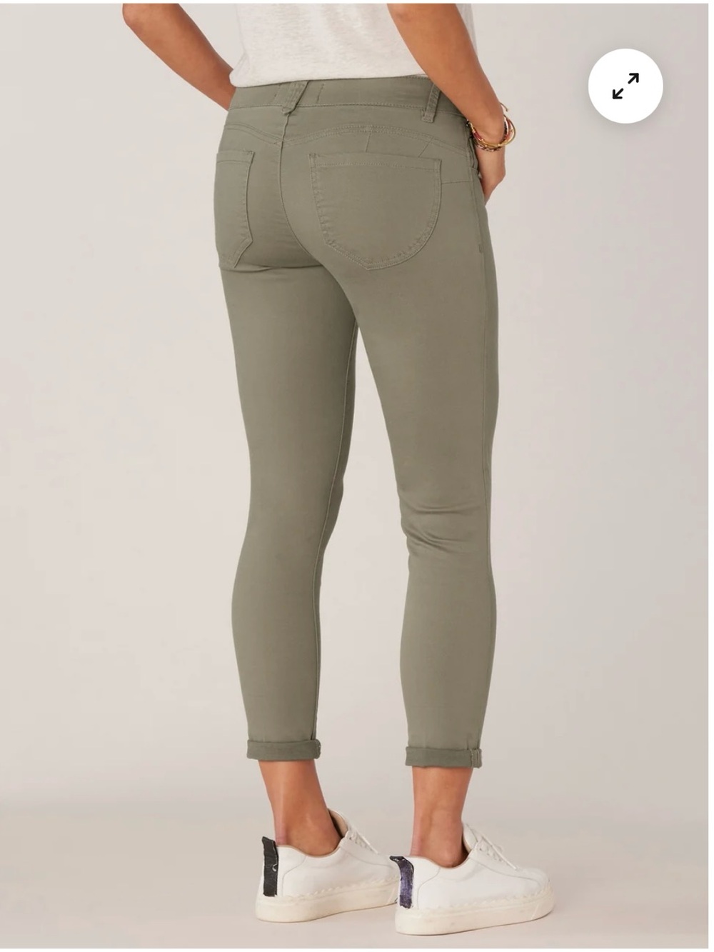 Democracy Curve Equality Olive Green Women's Jeans Size 16W NWT - Picture 3 of 15